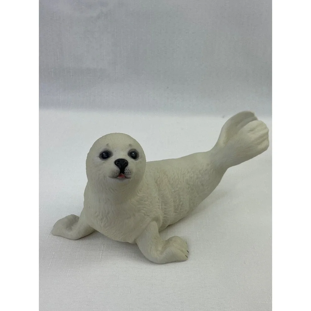 Lenox Harp Seal Pup Fine Porcelain Figurine 1995 White Arctic Wildlife Sculpture